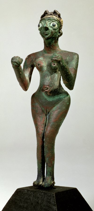 A Goddess of Mari, Early Dynastic Period, c.25th-24th century BC by Unbekannt Unbekannt